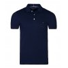 Polówka polo Tommy Hilfiger męska granatowa Slim Fit bawełniana